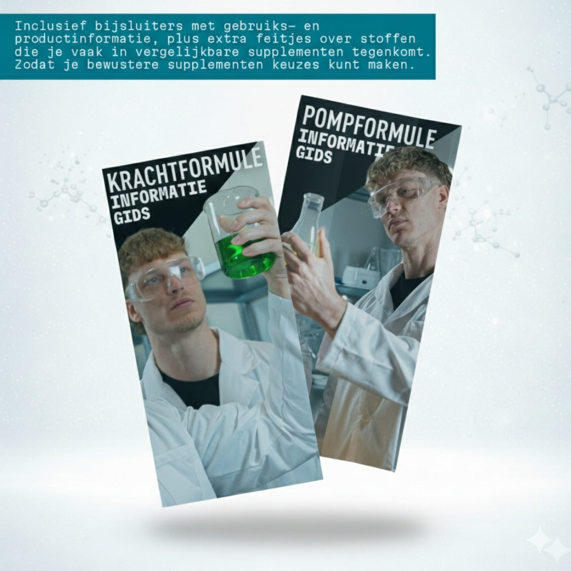 Pre-workout + Shaker bundel | Krachtformule & Pompformule 